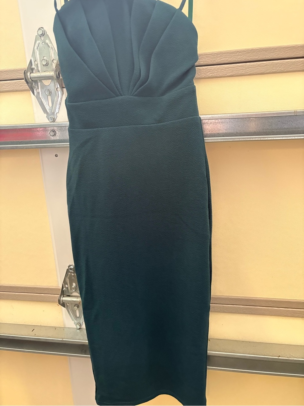 Hello Molly Elegant Green Strappy Sheath Dress